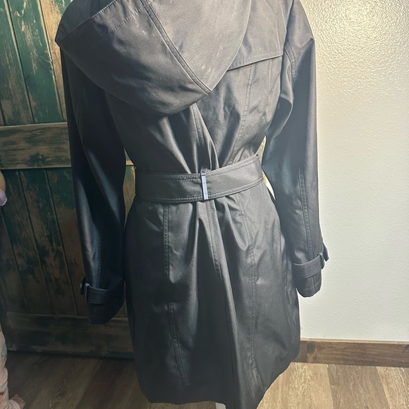 Calvin Klein Trench Coat Women's
Xs Black Long Raincoat Belted - Picture 9 of 17